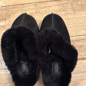 UGG Disquette Shearling Platform slipper